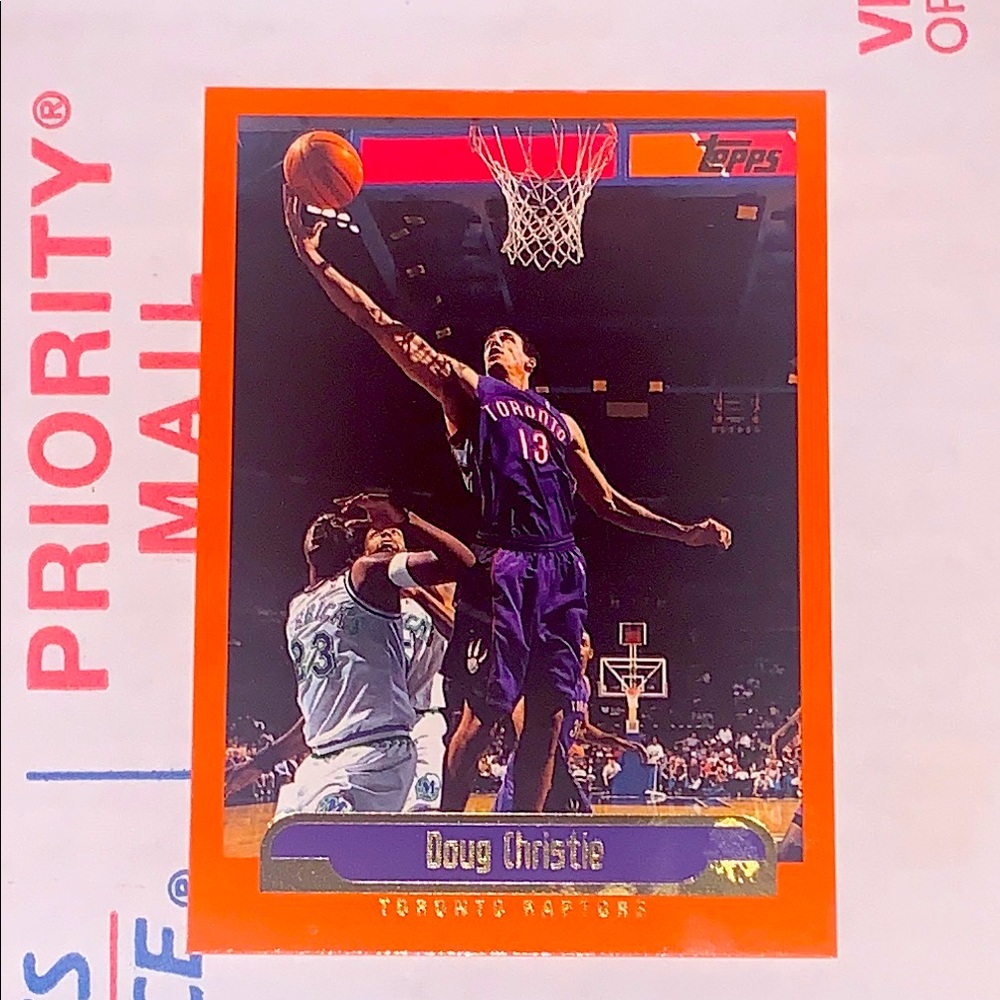 Doug Christie Topps Basketball Card Toronto Raptor’s 2000 NBA Season #138